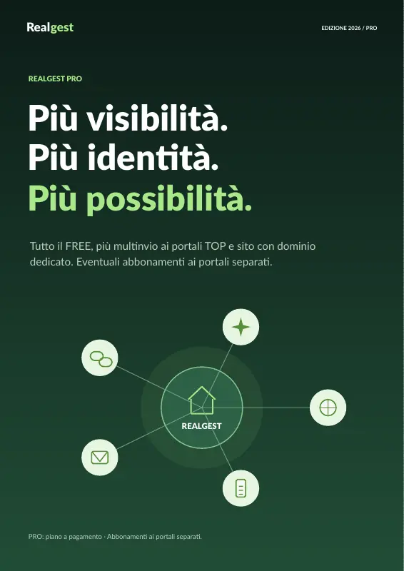 Copertina della scheda Realgest PRO 2026: più visibilità, più identità, più possibilità.