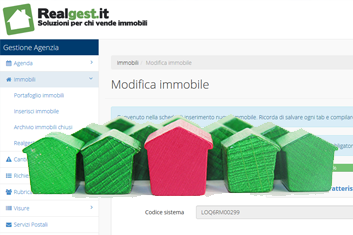 Inserisci / Modifica Scheda Immobile