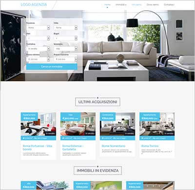 Template Vespucci per Agenzia Immobiliare